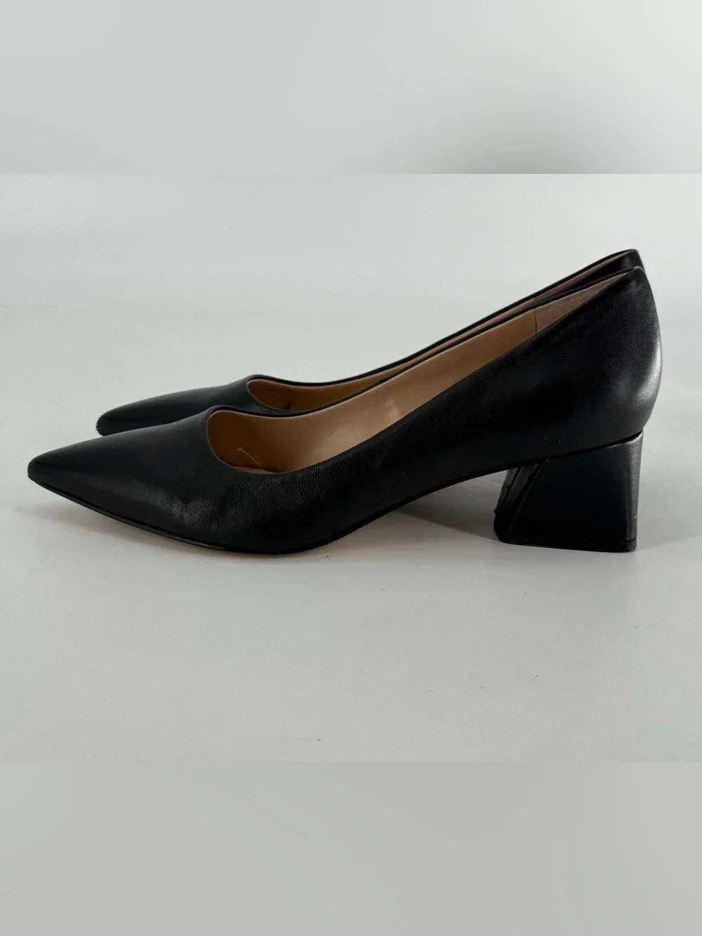 Franco Sarto Romi Pointy Toe Block Heels 8.5
